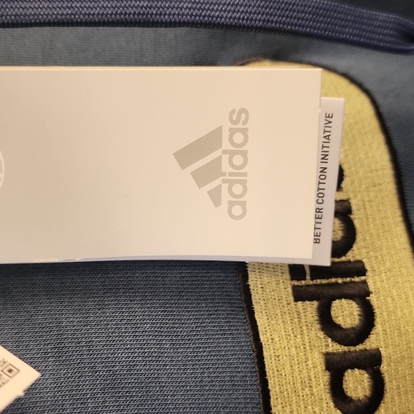 Adidas Men's Navy Blue Emoji Sweatshirt Hoodie Smiley Face Size XL - Picture 8 of 11